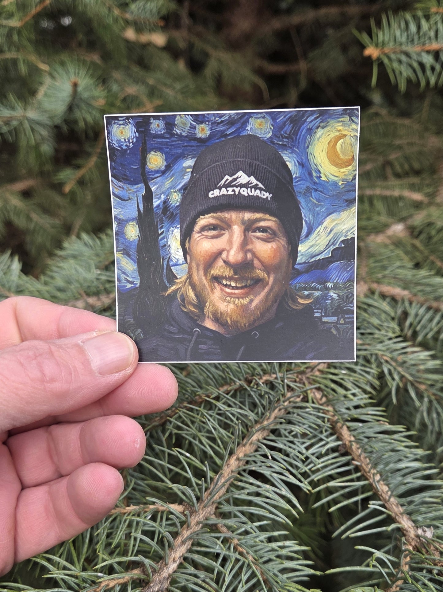 CrazyQuady Starry Night Sticker