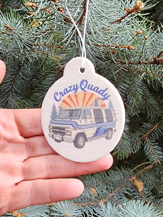 CrazyQuady Van Camper Air Freshener