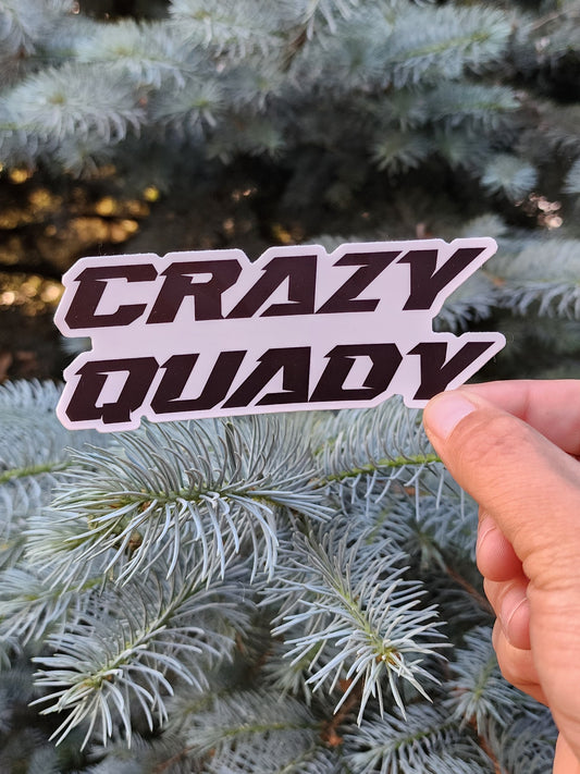CrazyQuady Sticker