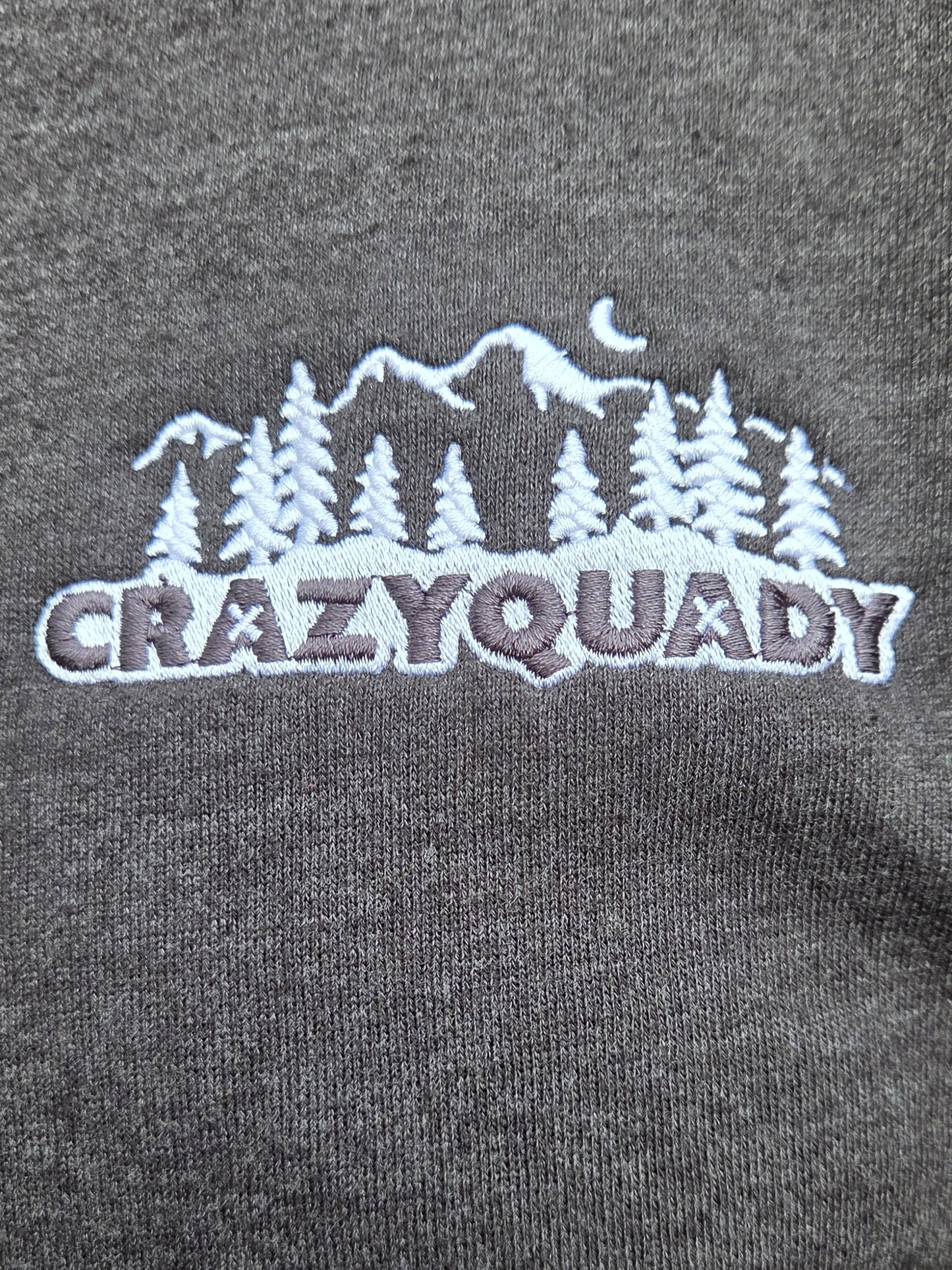 CrazyQuady Hoodie in Charcoal Heather