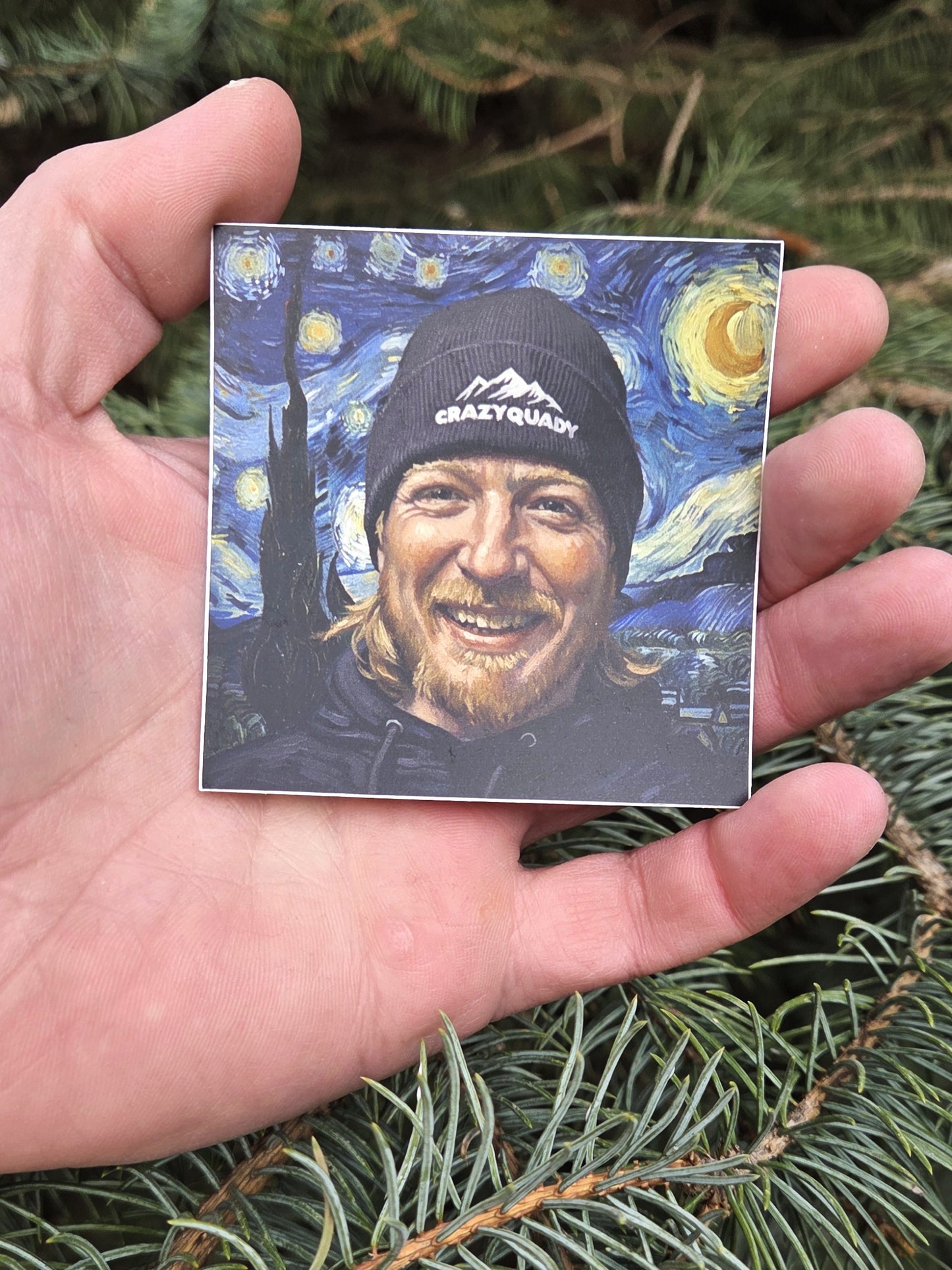 CrazyQuady Starry Night Sticker