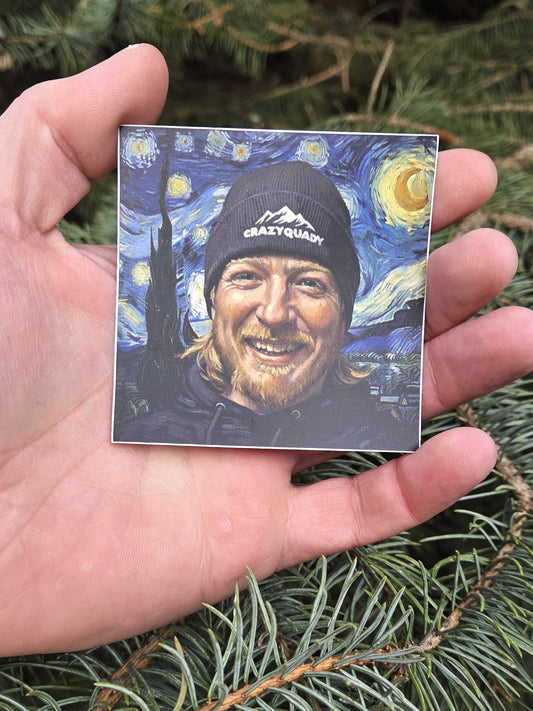 CrazyQuady Starry Night Sticker